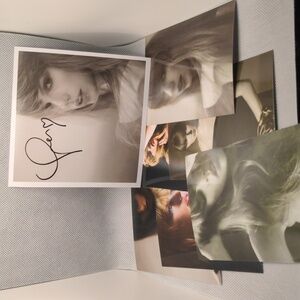 Taylor Swift TTPD signed reprint photo bundle